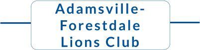 Adamsville-Forestdale  Lions Club