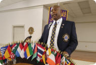 1VDG Ray Lindsey speaking to the Adamsville-Forestdale Club 